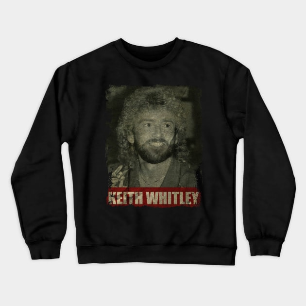 TEXTURE ART-Keith Whitley - RETRO STYLE 2 Crewneck Sweatshirt by ZiziVintage